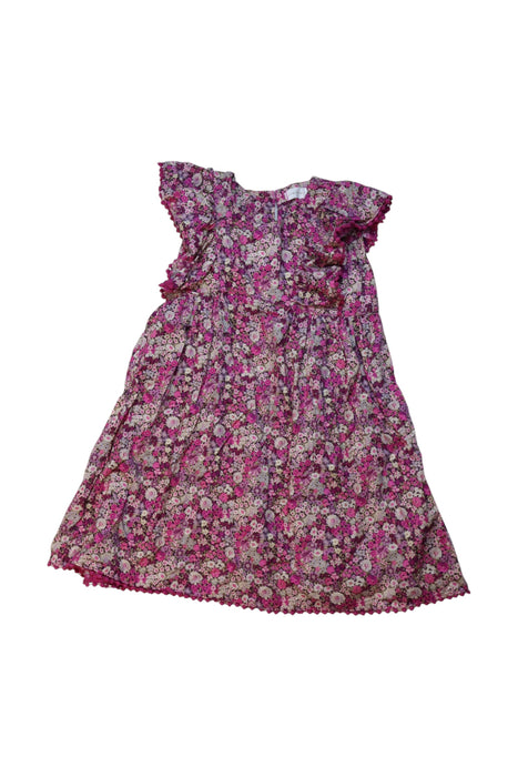 A Pink Sleeveless Dresses from Jamie Kay in size 3T for girl. (Front View)