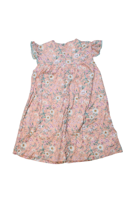 A Pink Short Sleeve Dresses from Paz Rodriguez in size 4T for girl. (Back View)