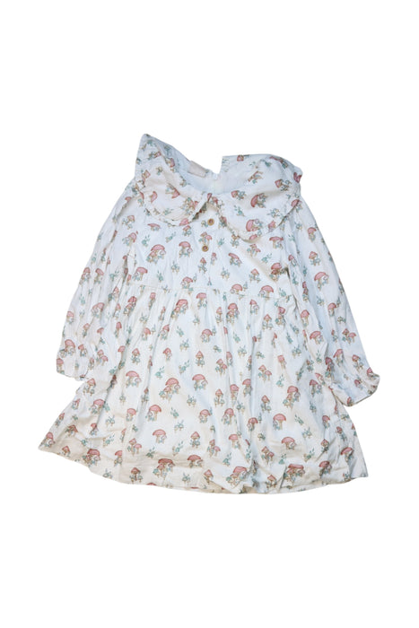 A White Long Sleeve Dresses from Paz Rodriguez in size 4T for girl. (Front View)