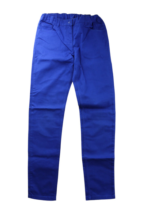 A Blue Casual Pants from Petit Bateau in size 12Y for neutral. (Front View)