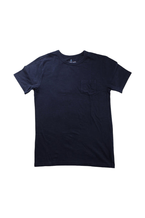 A Navy Short Sleeve T Shirts from Crewcuts in size 12Y for neutral. (Front View)