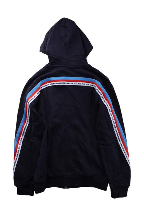 A Black Hooded Sweatshirts from MSGM in size 10Y for neutral. (Back View)