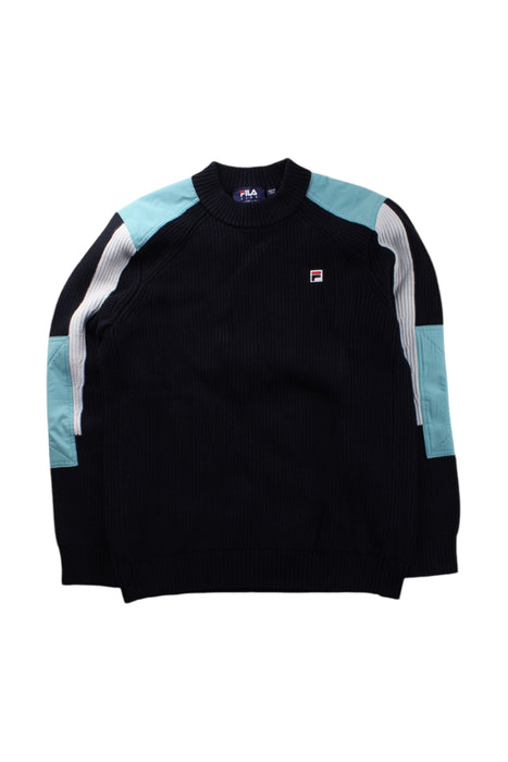 A Black Crewneck Sweatshirts from Fila in size 12Y for neutral. (Front View)