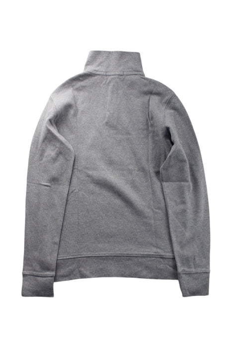 A Grey Zippered Sweatshirts from Polo Ralph Lauren in size 10Y for neutral. (Back View)