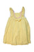 A Yellow Sleeveless Dresses from Jamie Kay in size 3T for girl. (Front View)