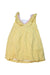 A Yellow Sleeveless Dresses from Jamie Kay in size 3T for girl. (Back View)