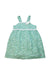 A Green Sleeveless Dresses from Paz Rodriguez in size 4T for girl. (Front View)