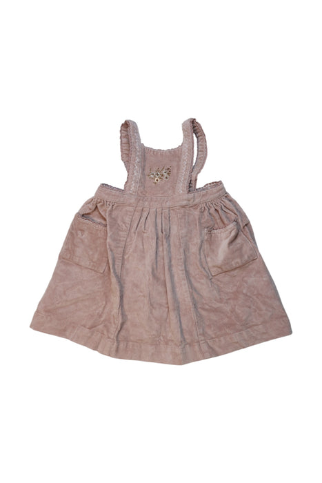 A Taupe Overall Dresses from Jamie Kay in size 2T for girl. (Front View)