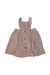 A Taupe Overall Dresses from Jamie Kay in size 2T for girl. (Back View)