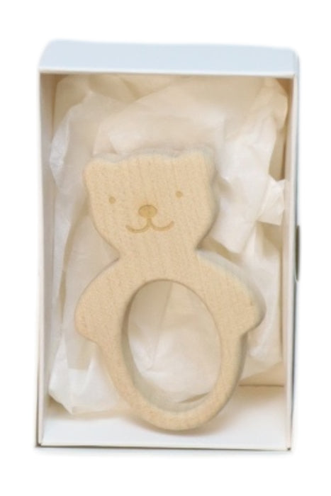 A Beige Wooden Toys from Briki Vroom Vroom in size Newborn for neutral. (Front View)