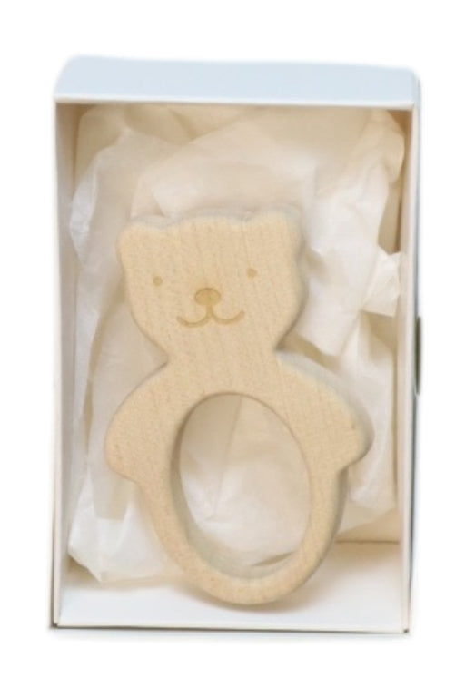 A Beige Wooden Toys from Briki Vroom Vroom in size Newborn for neutral. (Front View)