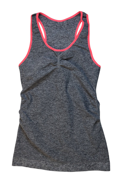 A Grey Active Tops from Seraphine in size Maternity-M for maternity. (Front View)