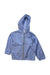 A Blue Rain Jackets from Petit Bateau in size 3T for boy. (Front View)