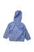 A Blue Rain Jackets from Petit Bateau in size 3T for boy. (Back View)