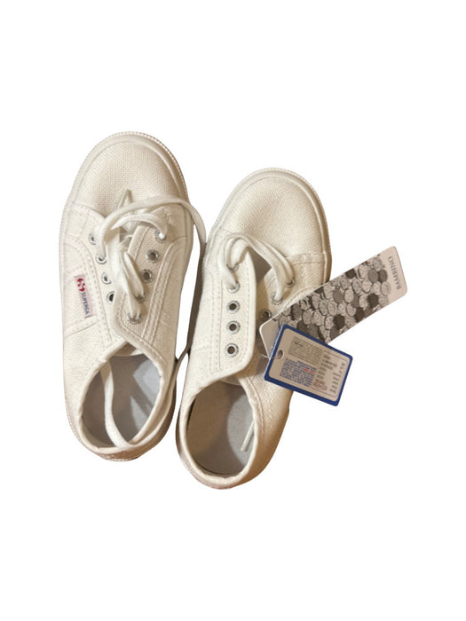 A White Sneakers from Superga in size 5T for neutral. (Front View)