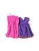 A Purple Short Sleeve Dresses from Fabindia in size 3T for girl. (Back View)