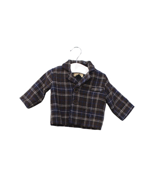 A Brown Blazers from Siseo Olive in size 0-3M for boy. (Front View)