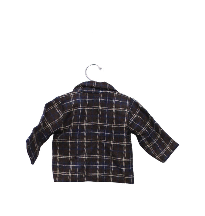 A Brown Blazers from Siseo Olive in size 0-3M for boy. (Back View)