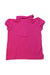 A Pink Short Sleeve Polos from Polo Ralph Lauren in size 3T for girl. (Back View)