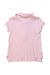 A Pink Short Sleeve Polos from Polo Ralph Lauren in size 3T for girl. (Back View)