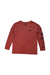 A Red Long Sleeve T Shirts from Munster in size 7Y for boy. (Front View)