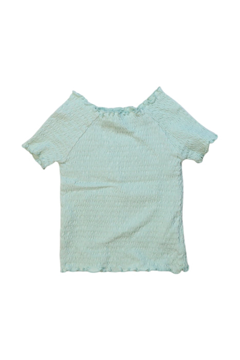 A Green Short Sleeve Tops from Seed in size 3T for girl. (Front View)