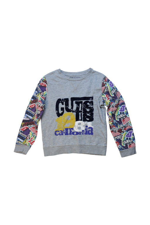 A Multicolour Sweatshirts from Guess in size 6T for boy. (Front View)