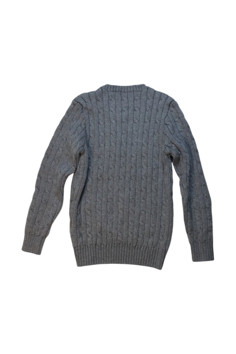 A Grey Knit Sweaters from Polo Ralph Lauren in size 6T for boy. (Back View)