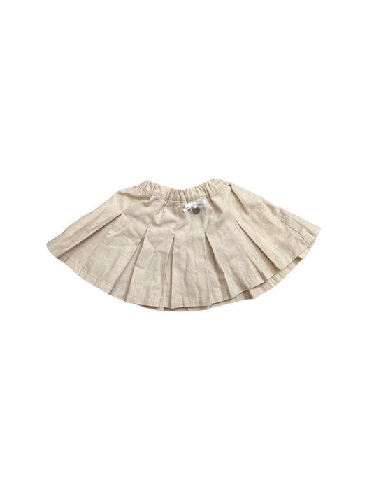 A Beige Short Skirts from Petit Main in size 18-24M for girl. (Front View)