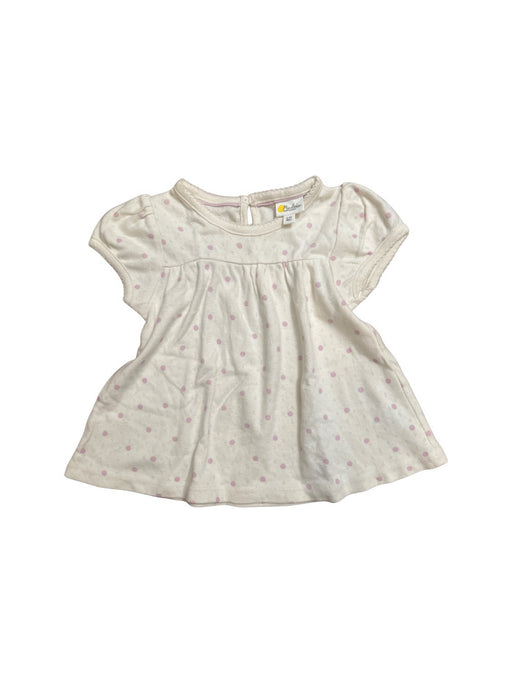 A White Short Sleeve Shirts from Boden in size 3T for girl. (Front View)