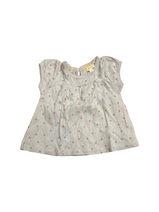 A Blue Short Sleeve Tops from Boden in size 3T for girl. (Front View)