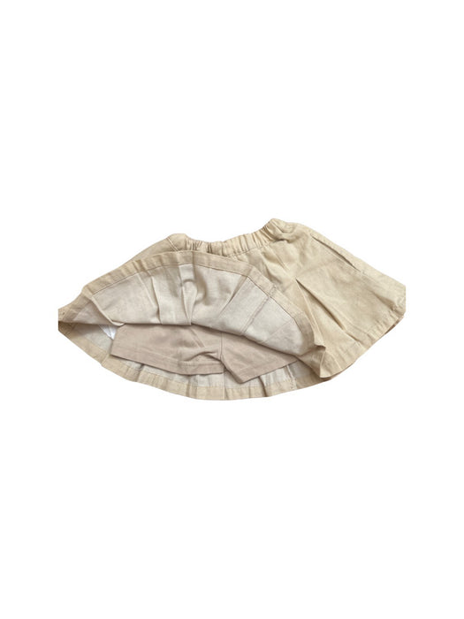 A Beige Short Skirts from Petit Main in size 18-24M for girl. (Back View)