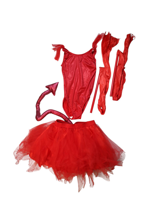 A Red Halloween Costumes from Retykle in size 12Y for girl. (Front View)