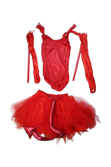 A Red Halloween Costumes from Retykle in size 12Y for girl. (Back View)