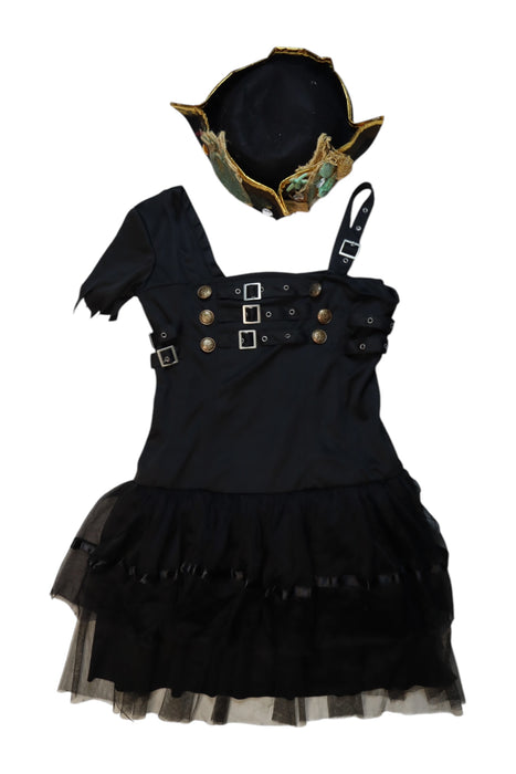 A Black Halloween Costumes from Retykle in size 8Y for girl. (Front View)