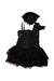 A Black Halloween Costumes from Retykle in size 8Y for girl. (Back View)