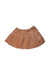 A Peach Short Skirts from Velveteen in size 8Y for girl. (Back View)