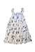 A Multicolour Sleeveless Dresses from Velveteen in size 8Y for girl. (Back View)