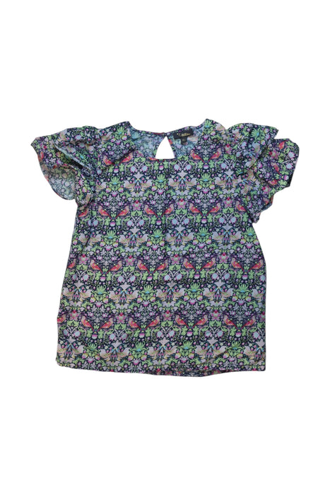 A Multicolour Short Sleeve Tops from Velveteen in size 10Y for girl. (Front View)