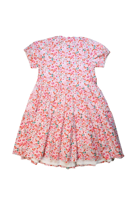 A Pink Short Sleeve Dresses from Jacadi in size 10Y for girl. (Back View)