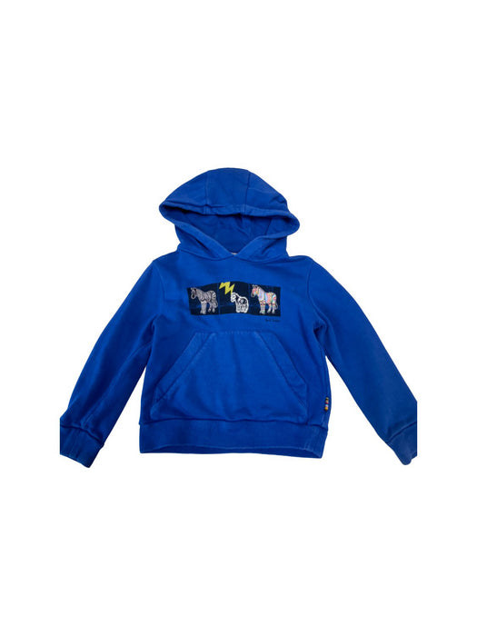 A Blue Hooded Sweatshirts from Paul Smith in size 8Y for boy. (Front View)