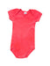 A Red Short Sleeve Bodysuits from Petit Bateau in size 3T for neutral. (Front View)