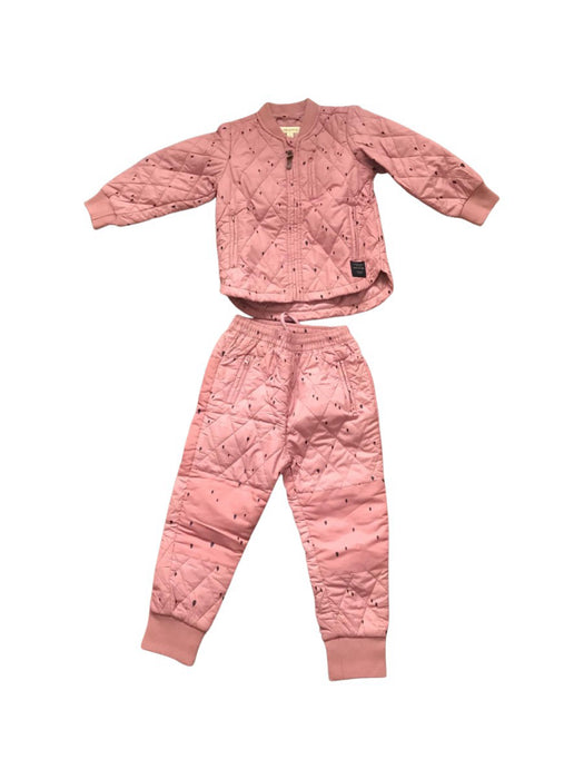 A Pink Pants Sets from Soft Gallery in size 3T for girl. (Front View)