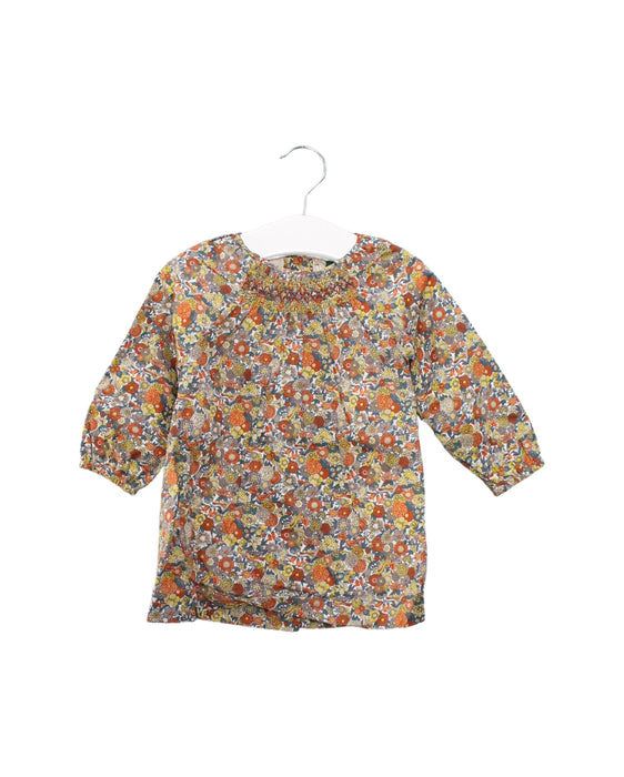 A Multicolour Long Sleeve Dresses from Les Enfantines in size 3-6M for girl. (Front View)