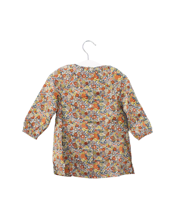 A Multicolour Long Sleeve Dresses from Les Enfantines in size 3-6M for girl. (Back View)