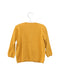 A Yellow Cardigans from Les Enfantines in size 6-12M for neutral. (Back View)