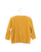 A Yellow Cardigans from Les Enfantines in size 6-12M for neutral. (Back View)