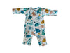 A Multicolour Long Sleeve Bodysuits from Mides in size 6-12M for neutral. (Front View)
