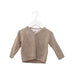 A Grey Cardigans from Les Enfantines in size 6-12M for neutral. (Front View)