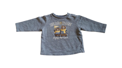 A Grey Crewneck Sweatshirts from Chickeeduck in size 18-24M for boy. (Front View)